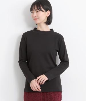 スムース裏起毛タートルネックプルオーバー(クロ-F)