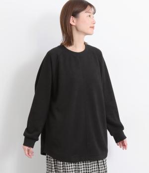 ダブルフェイス切替ラグランプルオーバー(クロ-F)