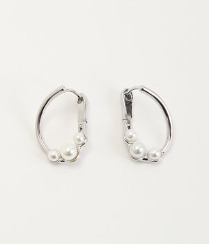 パール付きピアス