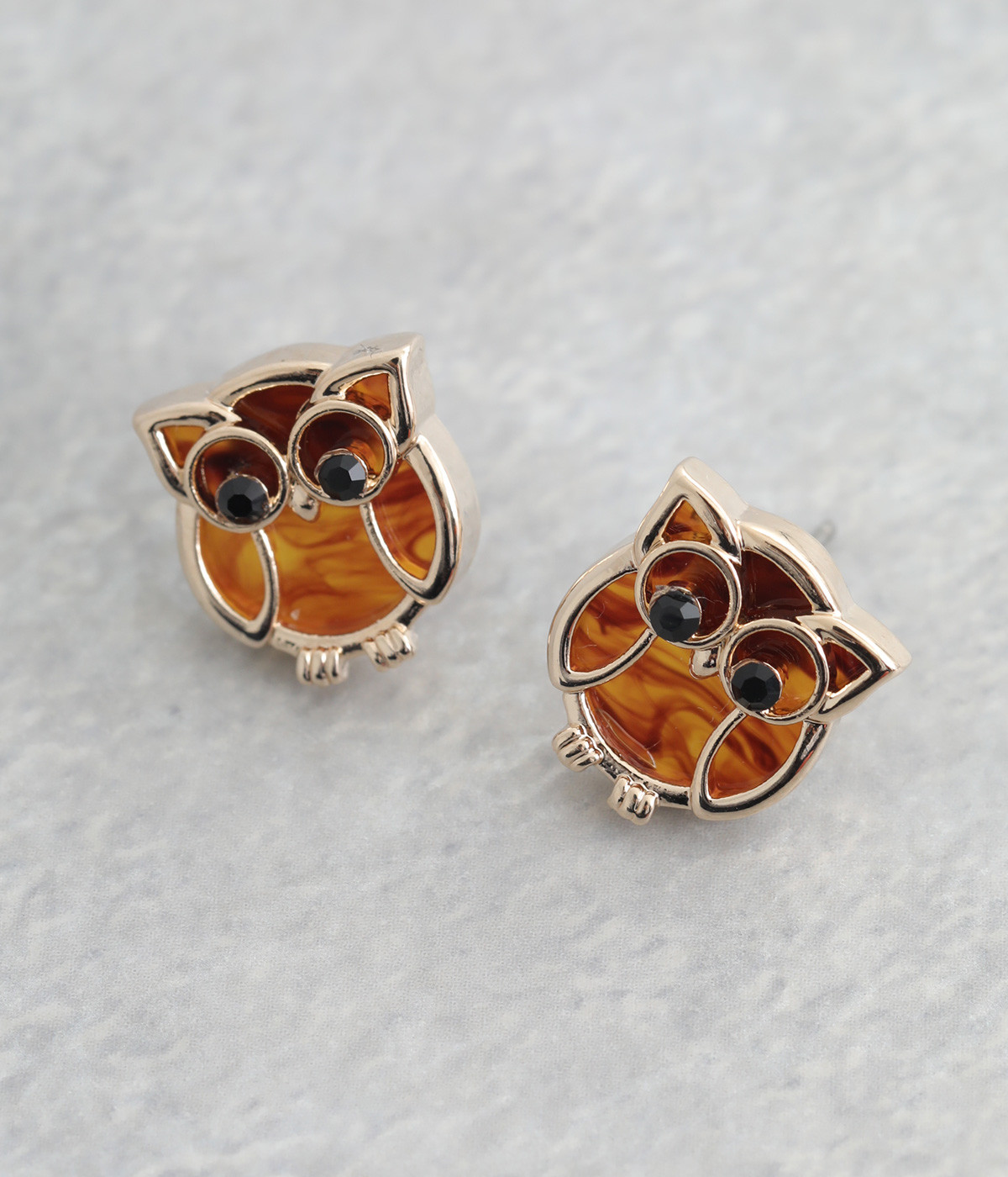 アガット オリジナル フクロウ ピアス アガット オリジナル フクロウ ピアス