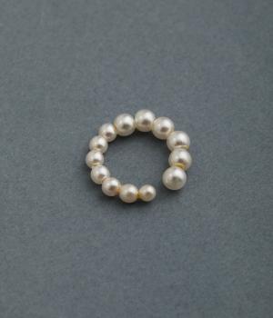 パール1連イヤーカフ