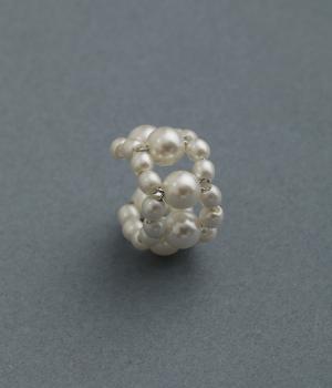 パールデザインイヤーカフ