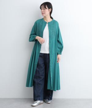 ローンキャンブリックピンタック使いワンピース