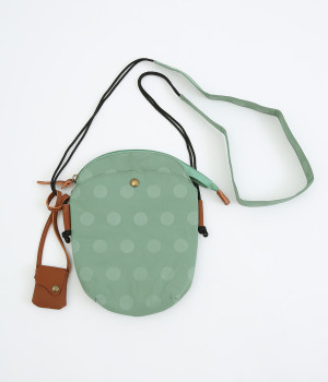 ナイロンドット ミニサコッシュ(ライトグリーン-ONESIZE)