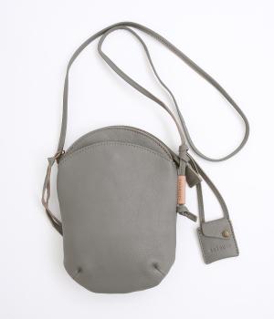 カウレザー　ミニサコッシュ(グレー-ONESIZE)