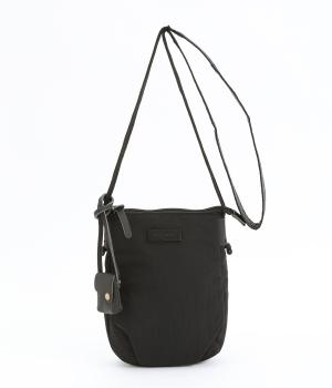 リンクルナイロンC ミニサコッシュ(ブラック-ONESIZE)