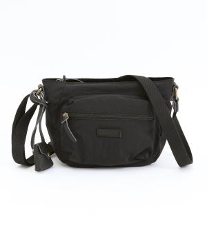 リンクルナイロンC ショルダー(ブラック-ONESIZE)