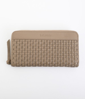 ホソメッシュ　ラウンドファスナーウォレット