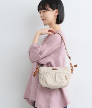 ナイロンギャザーショルダー(アイボリー-F)