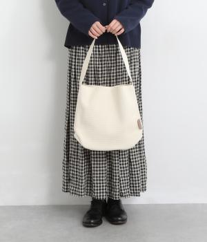 ポリエステルニットワンショルダー(アイボリー-F)