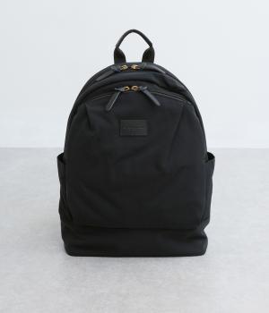 ウォッシュナイロンフロントポケットリュック(ブラック-F)