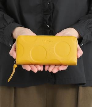 カウレザードットラウンドファスナーウォレット