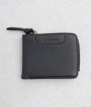 カウレザーフタツオリウォレット(ブラック-F)