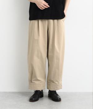 裾タックコクーンパンツ