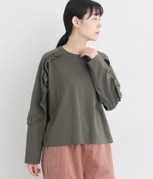 フリル切り替えプルオーバー