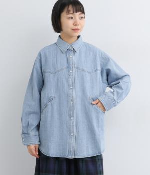 ウエスタンヨークデニムシャツ