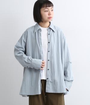オーバーサイズフレアシャツ