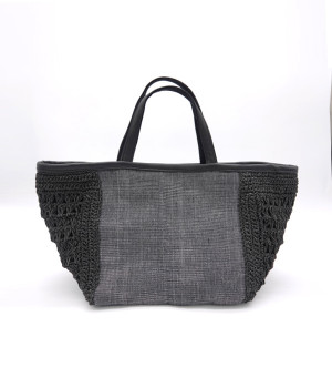 スラブサイド透かしトート