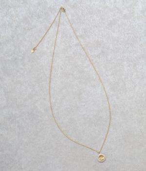 シーリングワックスメダルネックレス(ゴールド-F)