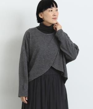 ウール混ボレロ