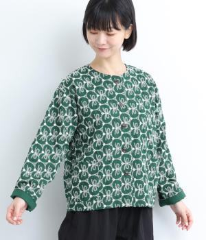 リボン刺しゅうBOXジャケット