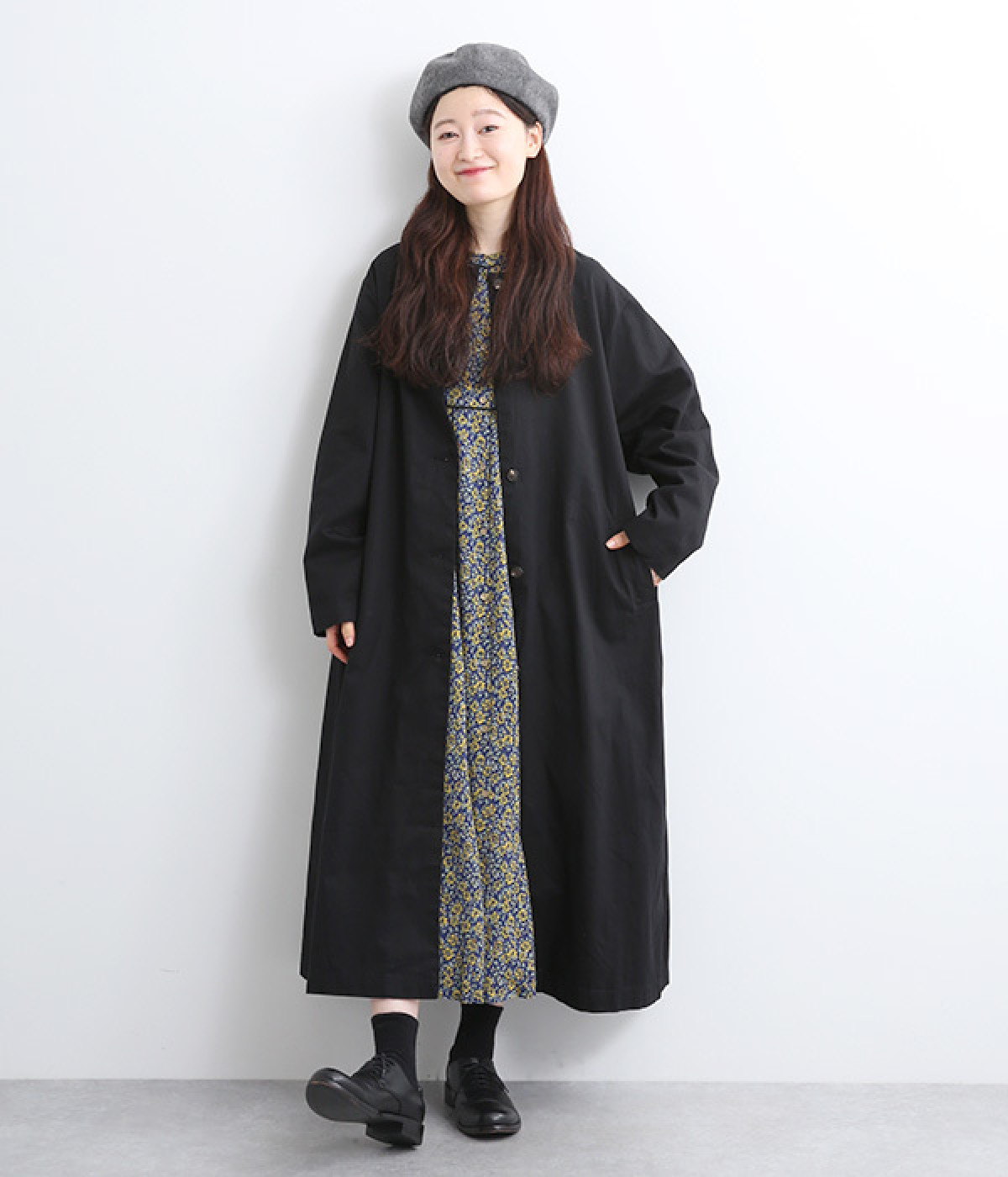 コットンダンプステンカラーコート（RE:BORN）の商品詳細