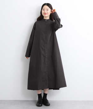 コットンバックタックワンピース