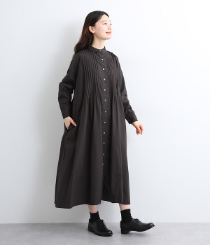 コットンピンタックワンピース