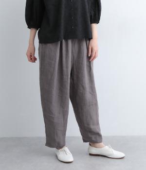 リネンタックテーパードパンツ