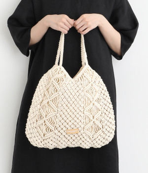 マクラメトートバッグ