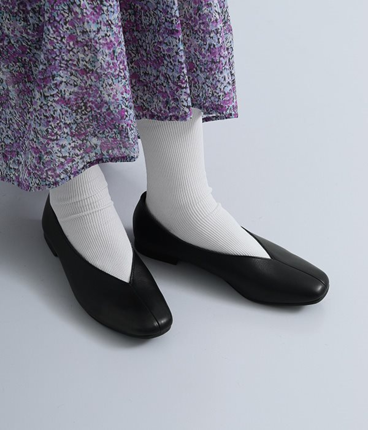 Vカットスクエア(ブラック-230)