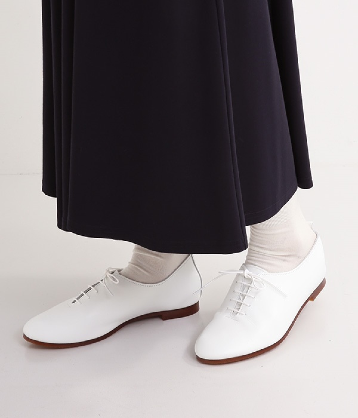 レースアップシューズ(ホワイト-230)