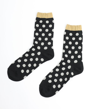 ボンボンショートソックス(ブラック-ONESIZE)