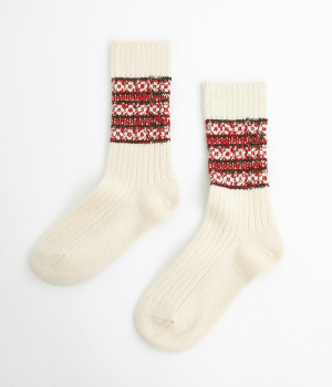 デイジーソックス(オフホワイト-ONESIZE)