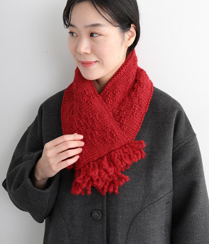 ホープミニマフラー(レッド-ONESIZE)