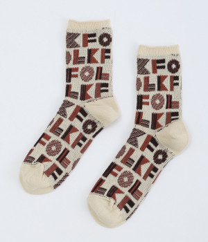 フォークソックス(ライトベージュ-ONESIZE)