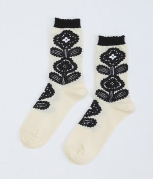 イールソックス(オフホワイト-ONESIZE)