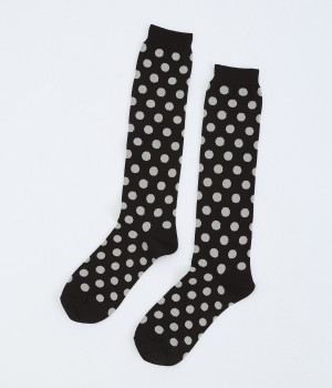 ボンボンソックス(ブラック-ONESIZE)