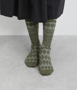 イブーソックス(ダークグリーン-ONESIZE)