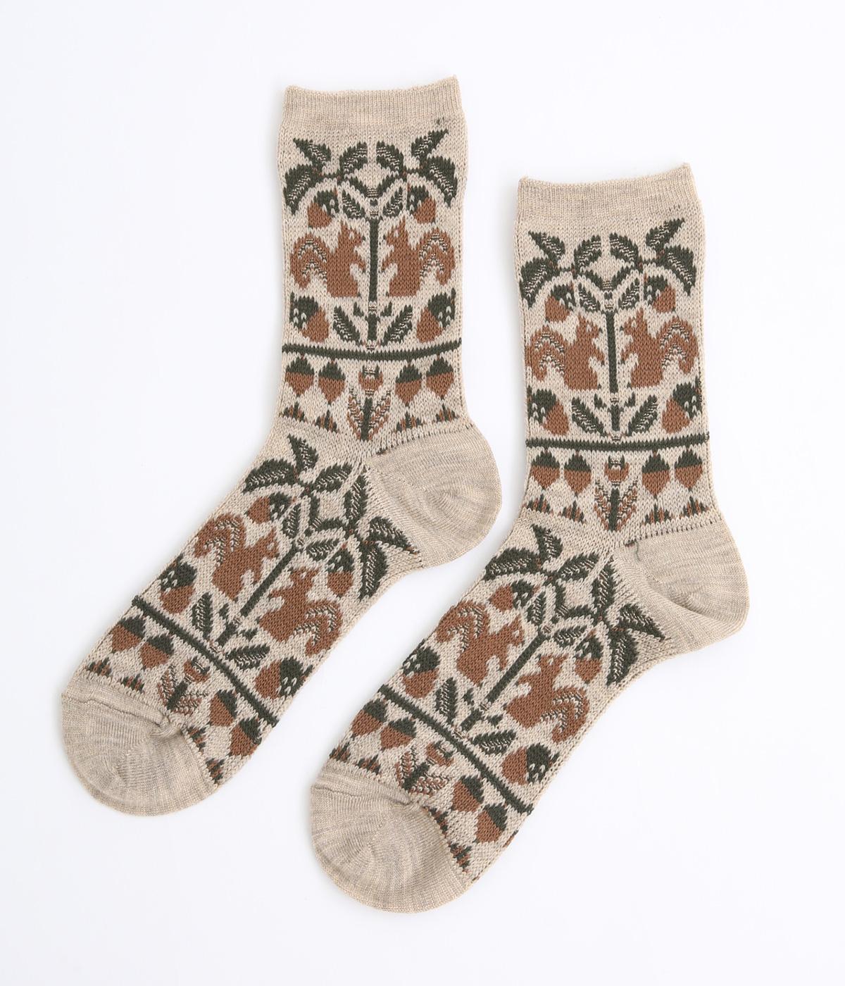 フォレソックス(ベージュ-F)