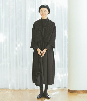 コラボ｜サークルレースジャケットアンサンブル(ブラック-ONESIZE-【コラボ】)