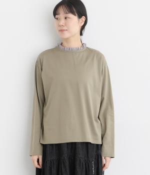 シフォンフリルプルオーバー