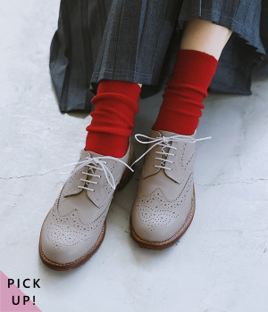 メダリオンシューズ(オフホワイト-38)