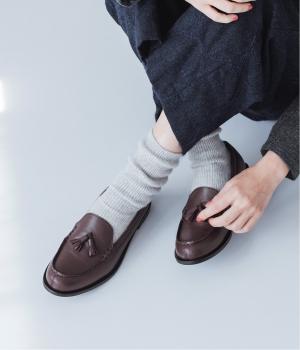 タッセルローファー(ブラウン-37)