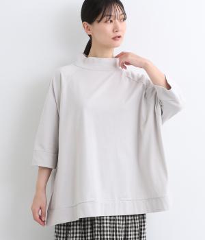 コットンフレーバー天竺ラグランスリーブプルオーバー