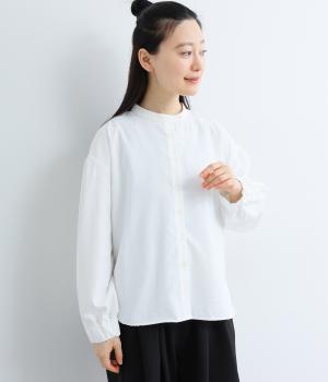ブロードギャザースリーブブラウス