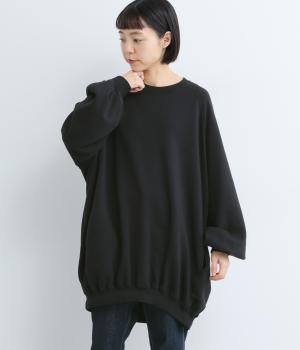 コットンソフトモダン裏毛BIGラグランショートプルオーバー