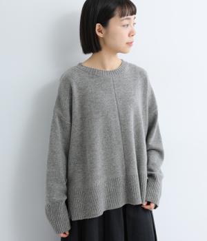 タスマニアウールサイドスリットプルオーバー