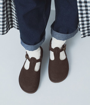 GUNA　Tストラップシューズ