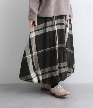 ツイードバルーンスカート